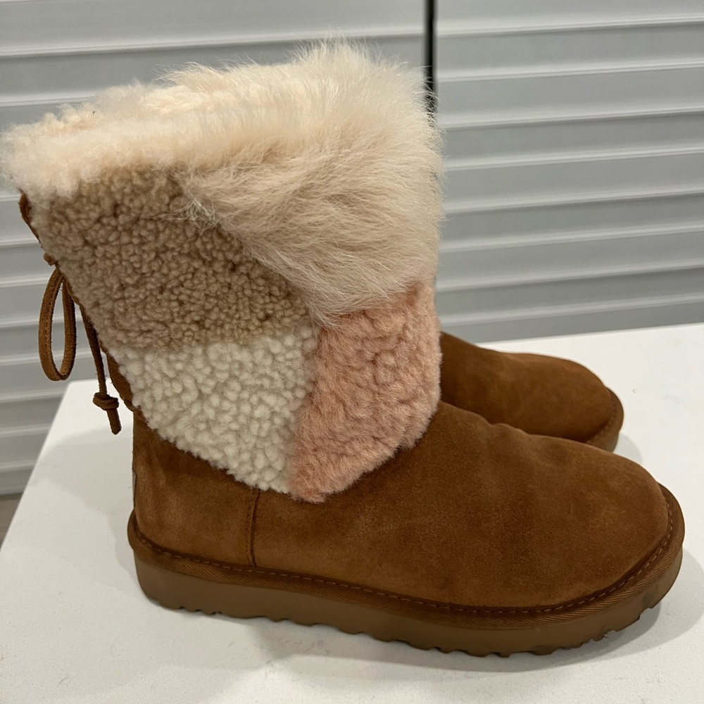Ugg Classic Short Patchwork Boot